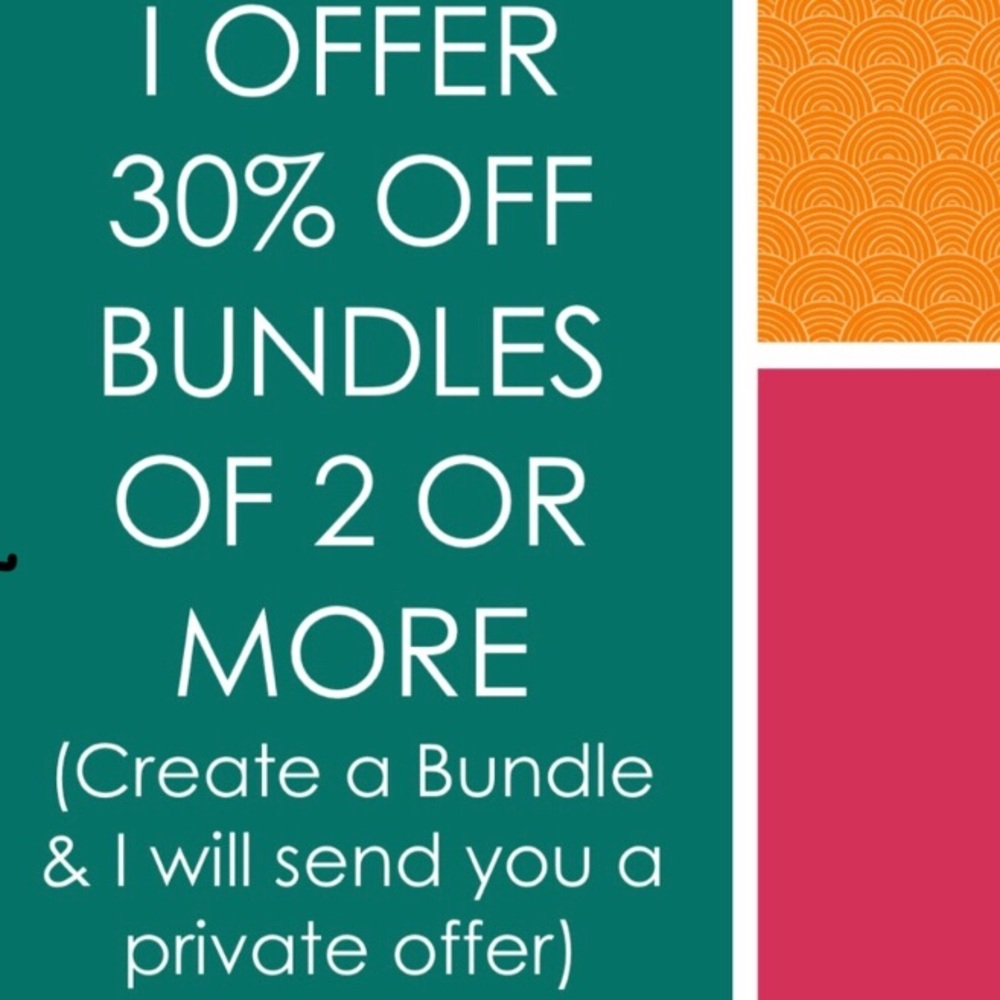 Bundle and save 30% she you buy 2 or more